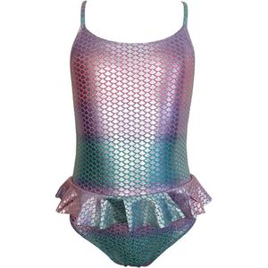 2-10 Jaar Meisje Badpak Kinderen Een Stuk Kinderen Badmode Zeemeermin Meisje Badpak Ruche Meisje Monokini beachwear