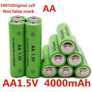 1.5V Aa Oplaadbare Batterij 4000Mah 1.5V Alkaline Oplaadbare Batery Voor Led Licht Speelgoed Mp3
