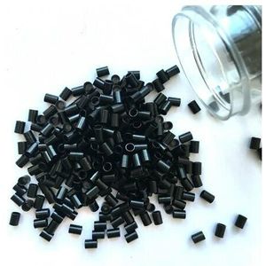 1000 stuks/fles 3.0mm x 2.4mm x 4mm Rechte Koperen Ring mini sloten Geen flared Koper micro Ring Kralen Voor IK tip Haarverlenging