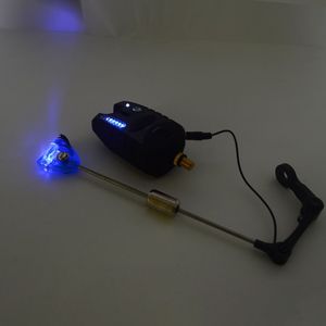 Hirisi karpervissen bite alarm 8 LED met vissen swingers indicator voor karpervissen
