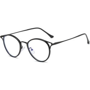 Yooske Kat Bril Frames Vrouwen Anti Blue-Ray Brillen Literaire Vintage Metalen Bijziendheid Frame Computer Eyewear