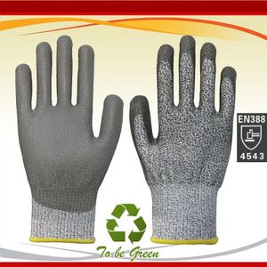 NMSafety PU Gecoat Snijbestendige Handschoenen, Non-slip, Machine Launderable, Ideaal voor Bouw, hout Werken Handschoen