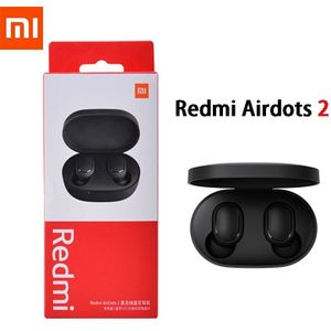 Brand Originele Xiaomi Redmi Airdots 2 Tws Headset Draadloze Bluetooth 5.0 Oplaadbare Oortelefoon In-Ear Stereo Headset