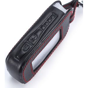 Lederen Klep Voor Starline E90 E91 E60 E61 E62 Lcd Afstandsbediening Alleen Twee Manier Auto Alarm Sleutelhanger Case