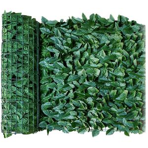 Kunstmatige Ivy Privacy Hek Screen 39X20 Inches Stretchable Faux Vine Leaf Decoratie Voor Huis Tuin Yard Outdoor Gxma