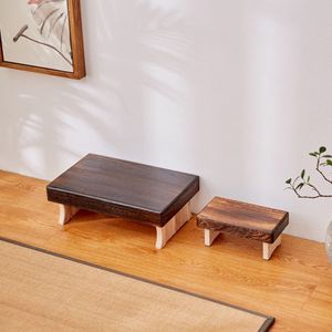 Massief Houten Opvouwbare Meditatie Bankje Krukje Voet Rest Kruk Vouwen Kruk Voor Kinderen Peuters, 22X12X10 Cm, 39.5x24.5x14.5cm