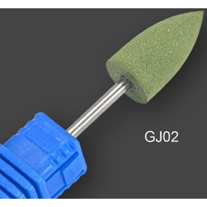 1PCS Siliconen Polijstmachine Zachte Cutter Groen 3/32 ""Nail Boor Elektrische Smoothing Schoonmaken Manicure Machine Tool TRGJ01-04