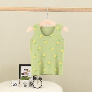 Herfst Kinderen Vest Gedrukt Ananas Jongens En Meisjes Leisure Tops