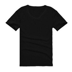 Heren Zwart Wit Kleur Tops Tees Zomer Casual V-hals Korte Mouw T-shirt Mannen Mode Trends Fitness tshirt 2X