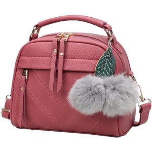 Vrouwen Handtassen Dames Handvat Tas Lederen Totes Zwart Rood Beige Pu Lederen Schoudertas Mode Zwervers