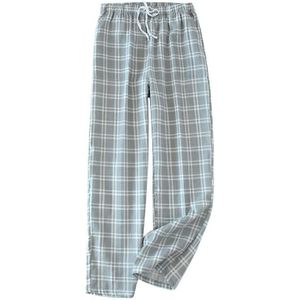 Mannen Katoen Slaap Broek Plaid Gebreide Slaap Broek Heren Pyjama Broek Bodems Nachtkleding Pyjama Korte Voor Mannen Pijama Hombre