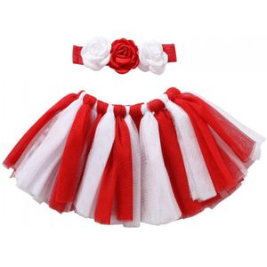 Prinses Pasgeboren Fotografie Props Roze Baby Tutu Ballet Rokken Set 2 stks Tutu Rok + Hoofdband Set