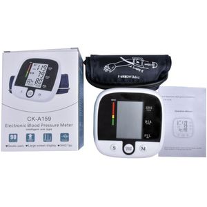 Elektronische Automatische Digitale Bovenarm Bloeddrukmeter Heart Beat Rate Pulse Meter Tonometer Bloeddrukmeters Pulsometer