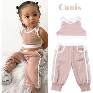 Pasgeboren Kids Baby Meisje Kleding Vest Tops Lange Broek Outfits Kleding Sportkleding Zomer Kleding Voor Kinderen Meisje