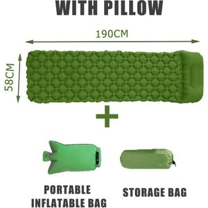 Camping Slapen Pad Outdoor Mat Kussen Kussen Luchtbedden 3 Kleuren Opblaasbare Ultralight Meubels Bed Wandelen Trekking