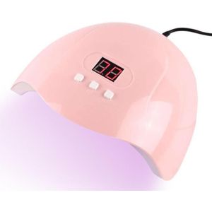 54W Uv Led Lamp Nagel Droger Draagbare Nagellak Uv Gel Lamp Voor Nail Art Gel Polish 18 Leds lcd Display Elektrische Nagel Uv Lamp