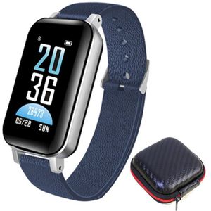 T89 TWS Bluetooth Oortelefoon Smart Horloge Touch control Smart Horloge IP67 Ondersteuning Siri BT Call music Fitness Armband Slimme Band