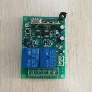 2CH 433Mhz Relais Draadloze Afstandsbediening Schakelaar 3Pcs Zender + Ontvanger Afstandsbediening Deuropener Kit