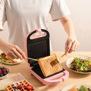 Sandwich Machine Ontbijt Machine Thuis Licht Voedsel Machine Wafelijzer Machine Multifunctionele Verwarming Toast Druk Broodrooster