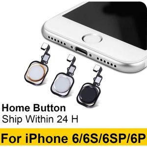Home Knop Voor Iphone 6 6S 6P 6S Plus Terugkeer Terug Met Flex Kabel Rubber Sticker Geen touch Id Vingerafdruk Kabel Vervanging