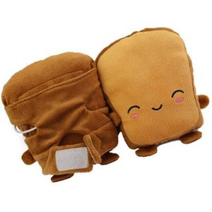1 paar USB Hand Warmer Verwarmde Handschoenen Toast Hand Warmers Winter Vingerloze Handschoenen Xmas