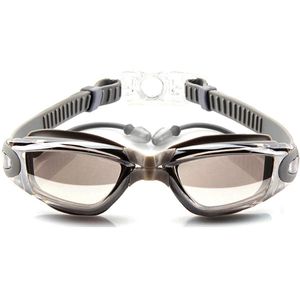 Mannen Vrouwen Zwembril Professionele Siliconen Bijziendheid Anti-Fog Uv Zwemmen Bril Met Oordopje Sportbrillen Siliconen Очки