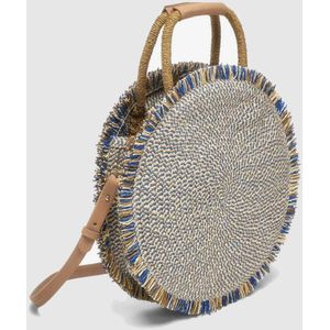 Vrouwen Mode Boho Geweven Handtas Tote Schoudertassen Zomer Strand Toevallige Rotan Stro Rieten Cirkel Tas Retro