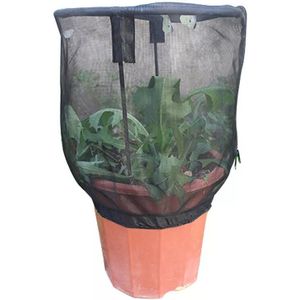 Plant Zonnescherm Bescherming Cover Plant Mesh Cover Bag Polyester Stoffen Anti-Insect Self-Station Bloempot Netto Kooi tuin Gereedschap