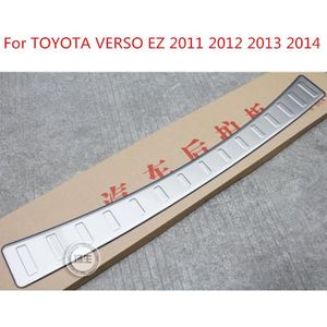 Voor Toyota Verso Ez Roestvrij Staal Achterbumper Protector Back Kofferbak Instaplijsten