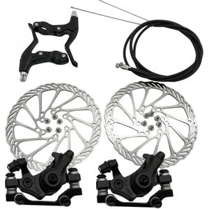 Universele Klemmen Fietsonderdelen Remklauwen Schijfrem Kit Mechanische 160 Mm Voor Achter Universal Mountain Fiets Onderdelen