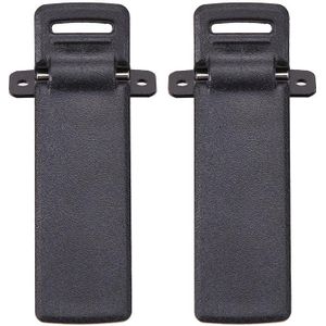 2 Stuks Twee Manier Radio Accessoires Pvc Walkie Talkie Riemclip Voor Baofeng UV-5R UV-5RA UV-5RB UV-5RC UV-5RD UV-5RE 5RE