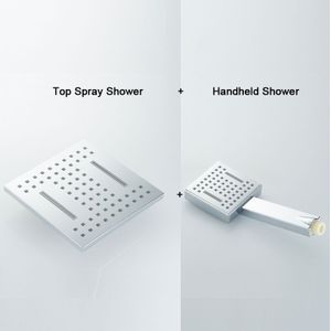 Chroom Abs Douchekop Over-Hoofd Douchekop Douchekop Wand/Plafond Gemonteerd En Retail