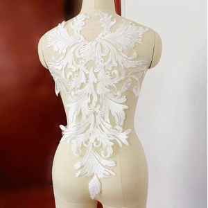 Kleur Zware Industrie Gierst Kralen Pailletten Bloem Avondjurk Decoratie Accessoires Sluier Tonen Doek Patch Trouwjurk Goud