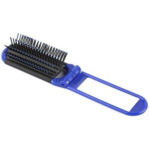Professionele Reizen Haar Kam Draagbare Opvouwbare Kam Met Spiegel Compact Pocket Maten Portemonnee Reizen Kam Styling Haar Tools