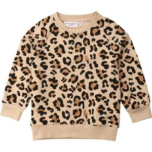 1-7Years Lange Mouwen Leopard Tops Voor Peuter Kids Baby Boy Meisjes Unisex Sweatshirts