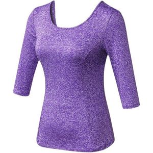 Yoga Lange Mouwen Womens Backless Sport T-shirt Effen Lumbale Mesh Crop Tops Workout Gym Fitness Active Wear Shirts