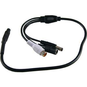 Externe Microfoon Gekoppeld Aan Een Camera, Rca Connector En 420 Mm