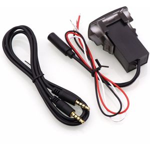 Auto Bluetooth Music Adapter Module Bluetooth AUX 3.5mm Jack Ontvanger voor Honda, Civic, Spirior, CRV, fit Jazz, Stad, Accord, Odyssey