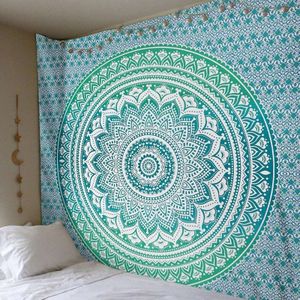 Mandala Hippie Tapestry Hippie Muur Opknoping Wandtapijten Strandlaken Sjaals Yoga Mat Bohemian Wandtapijten Koningin Mandala Home Decor