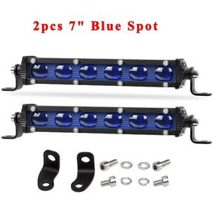 Visorak 7 "18W Slanke Offroad Led Light Bar Suv Atv Slim Led Bar Truck Led Drive Licht Voor 4X4 4WD Truck Atv Suv Offroad