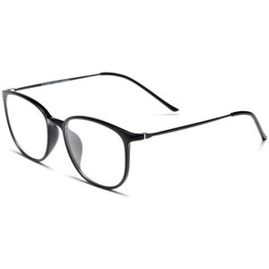 Yimaruili Ultra-Light TR90 Brillen Mannen Retro Ronde Pure Titanium Optische Bril Frame Vrouwen 2212B