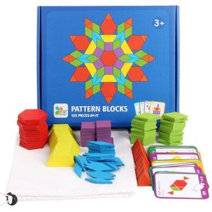 155Pcs Houten Puzzel Boord Set Kleurrijke Baby Educatief Speelgoed Voor Kinderen Leren Ontwikkelen Speelgoed Y012