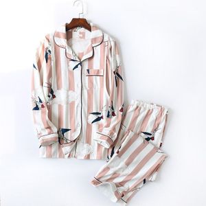 Fdfklak Vrouwen Moederschap Pyjama Kleding Set 2 Stuks Katoenen Print Top + Broek Zachte Zwangerschap Pyjama Nachtkleding Zwangere Trainingspak