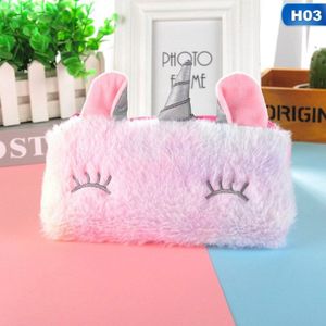 Eenhoorn Etui Pluche Estuche Escolar Kawaii Trousse Scolaire Stylo Pencilcase Astuccio Scuola Pennenbakje Mooie Pen Case