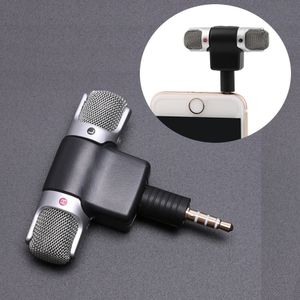3.5Mm Jack Stereo Microfoon Voor Opname Smartphone Mobiele Telefoon Studio Mini Interview Microfoon 4 Pin