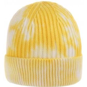 Vrouwen Herfst Winter Tie-Dye Casual Outdoor Sport Mutsen Gebreide Bonnet Hat Cap Voor Wandelen Fietsen Comfortabele Sport Ornamenten