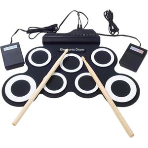 Elektronische Drum Set /7 Elektronische Drum /7 Tone /8 Demo Song/ 7 Drum Pads Metronoom Functie/Externe Instrument Input