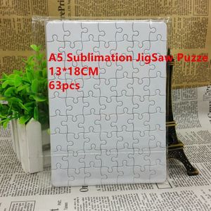 10 Stks/partij A4 /A3/A5/Hart Sublimatie Blanco Puzzel Diy Craft Paperjigsaw Puzzel Voor Sublimatie inkt Overdracht