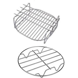 6/11/12Pcs Air Friteuse Accessoires 7 Inch 9 Inch Bakken Mand Pizza Plaat Grill Pot Keuken koken Tool Voor Party