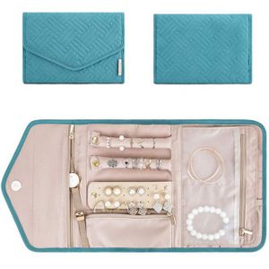 Reizen Sieraden Organisator Roll Opvouwbare Sieraden Case Voor Journey Oorbellen/Ringen/Diamond/Kettingen/Armbanden/Broches